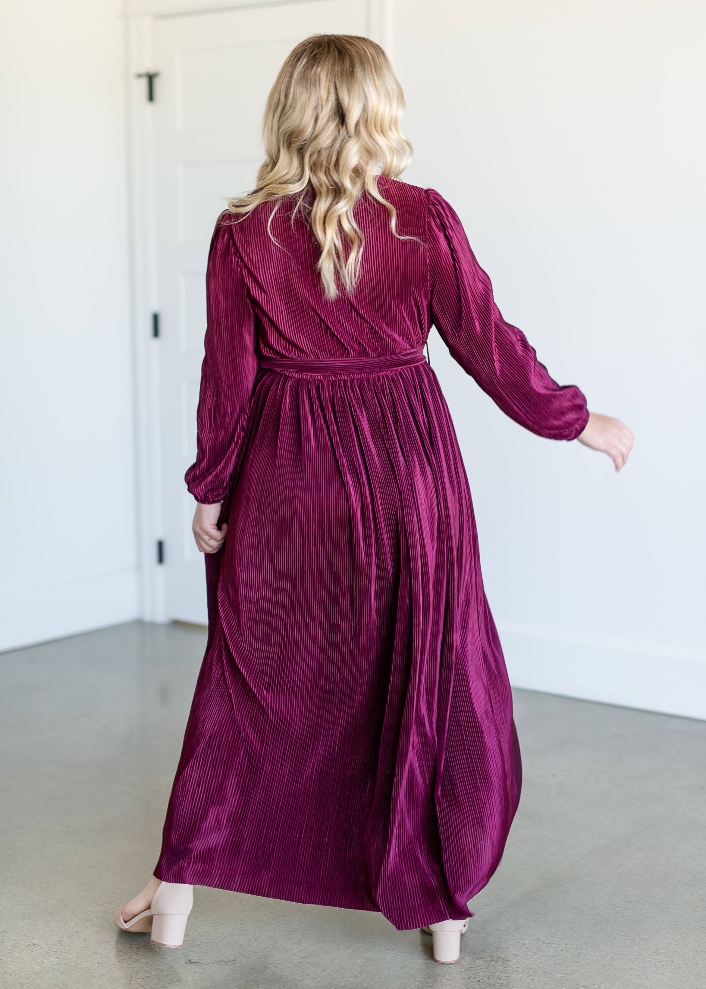 Marilyn Faux Wrap Maxi Dress