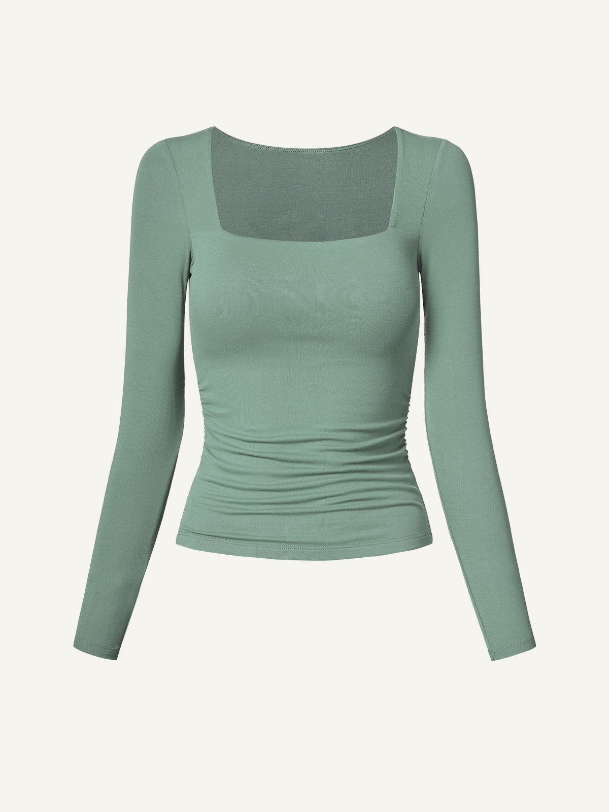 Square Neck Ruched Brami Top