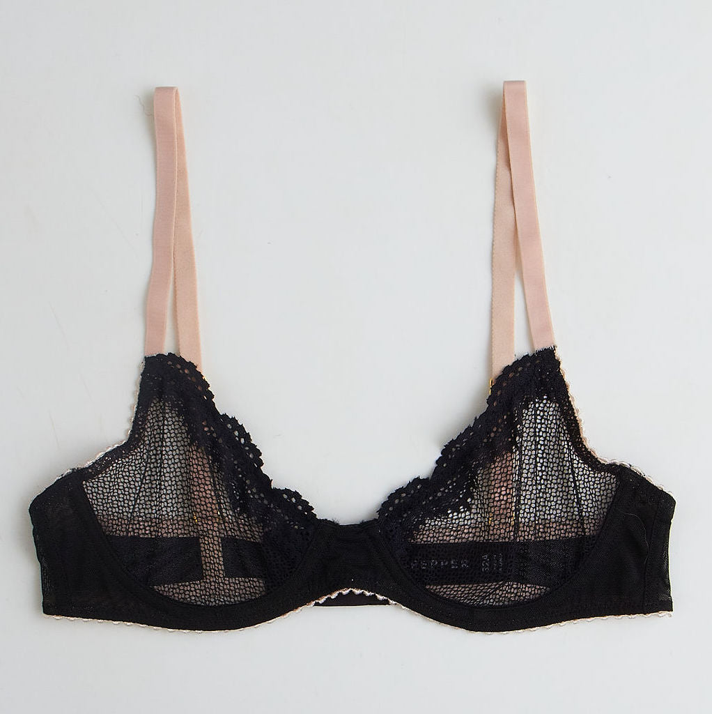 Signature Unlined Demi Bra Black(Buy 1 Get 1Free)