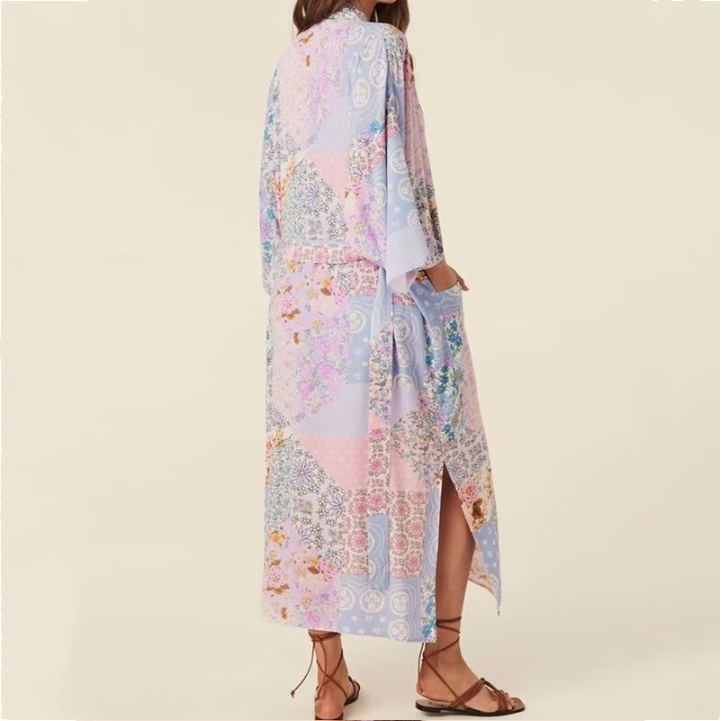Lovely Lavender Boho Maxi Robe